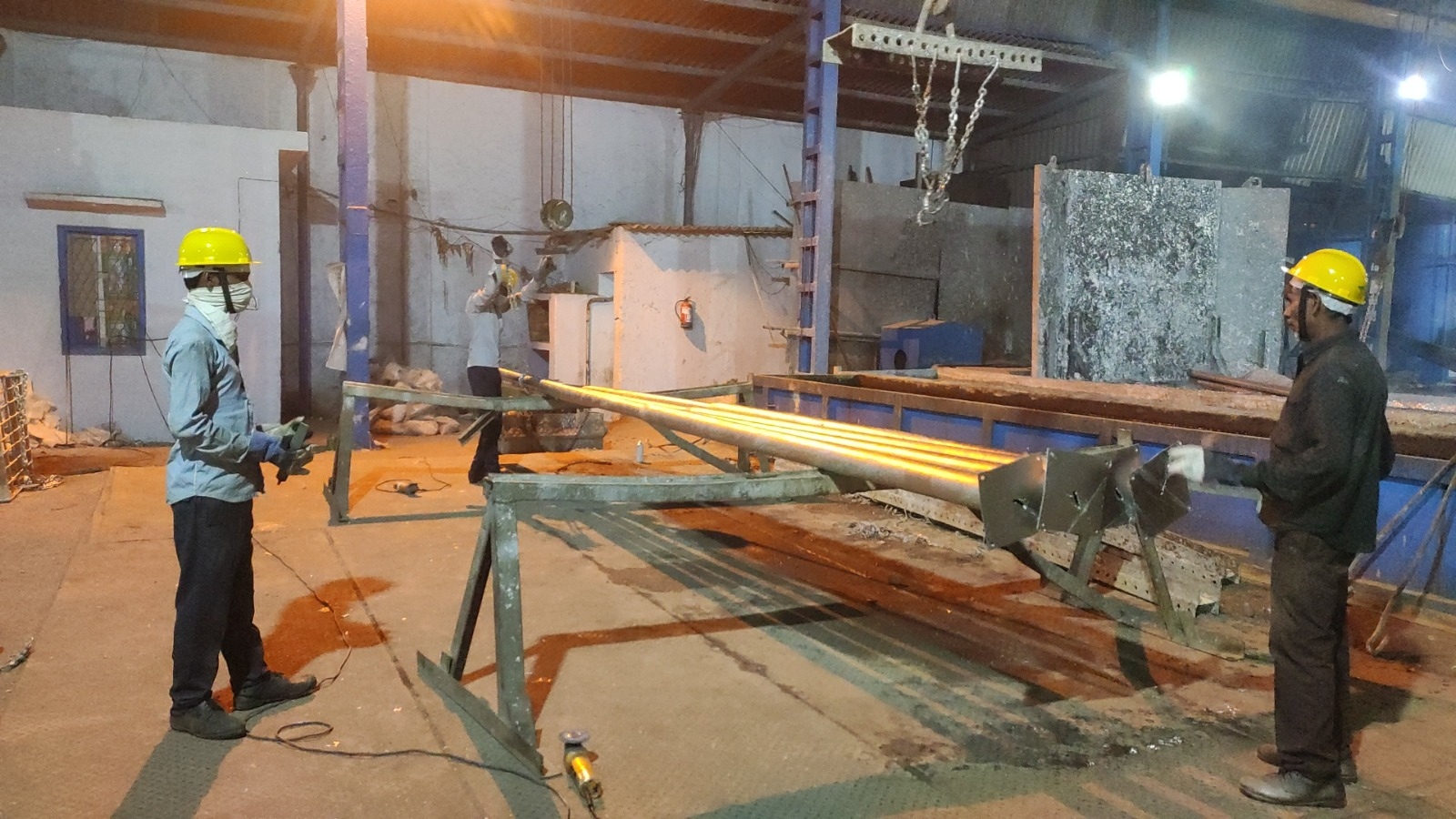 Hot dip galvanizing work at Shivam Engineers & Fabricators - photo 12
