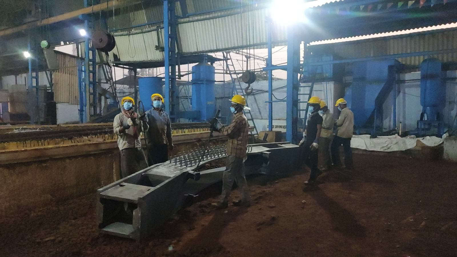 Hot dip galvanizing work at Shivam Engineers & Fabricators - photo 7